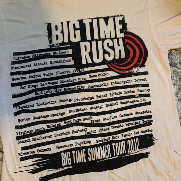 OFFICIAL Big Time Rush Better With U Tour Tee - Picture 5 of 7